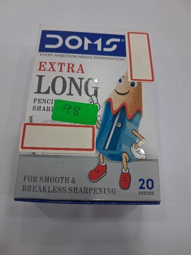 DOMS EXTRA LONG PENCIL SHARPNER 20 PCS